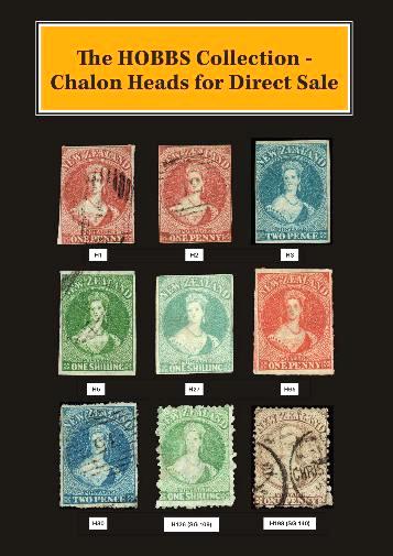 New Zealand Chalon Head Stamps